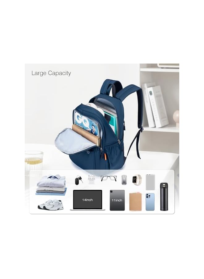 PROMASS حقيبة ظهر سفر سعة 25 لتر 40X30X20 لرحلات ويز إير حقيبة مشي مقاومة للماء للرياضات الخارجية التخييم ركوب الدراجات التزلج تسلق الجبال حقيبة عمل يومية حقيبة لابتوب حقيبة تحت المقعد هدايا للرجال والنساء - Image 5