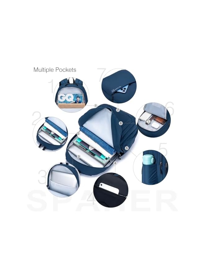 PROMASS حقيبة ظهر سفر سعة 25 لتر 40X30X20 لرحلات ويز إير حقيبة مشي مقاومة للماء للرياضات الخارجية التخييم ركوب الدراجات التزلج تسلق الجبال حقيبة عمل يومية حقيبة لابتوب حقيبة تحت المقعد هدايا للرجال والنساء - Image 2