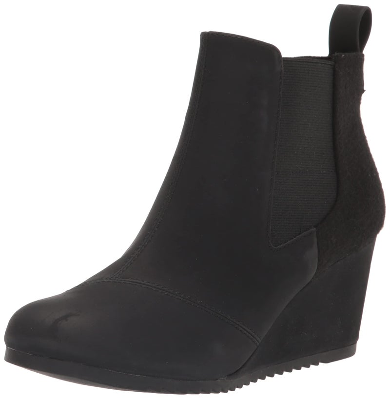 TOMS Women's Bailey Ankle Boot, Black, 7.5 - Image 2