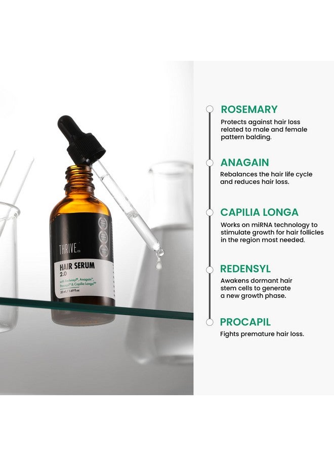 ثريفيكو مصل نمو الشعر | مع ريدينسيل وأناجين وبروكابيل وكابيليا لونجا للتحكم في تساقط الشعر | للرجال والنساء | 50 مل - Image 4