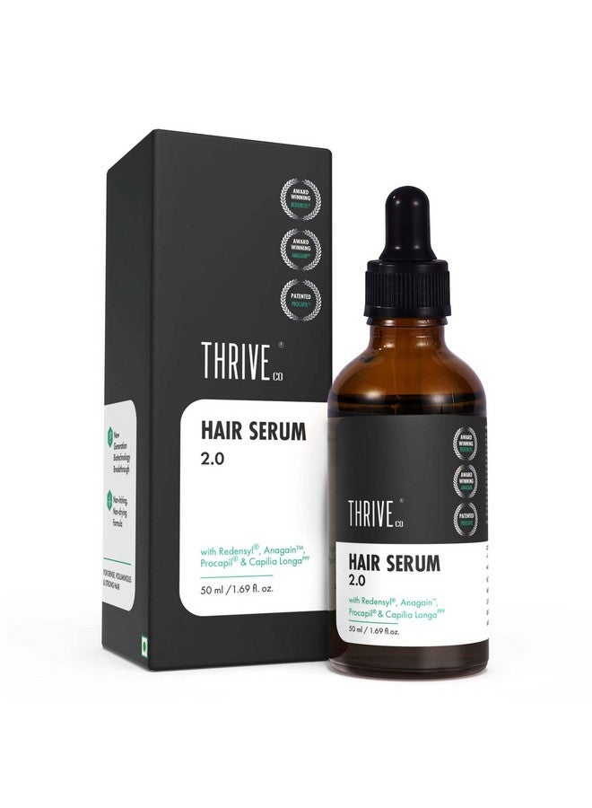 ثريفيكو مصل نمو الشعر | مع ريدينسيل وأناجين وبروكابيل وكابيليا لونجا للتحكم في تساقط الشعر | للرجال والنساء | 50 مل - Image 1