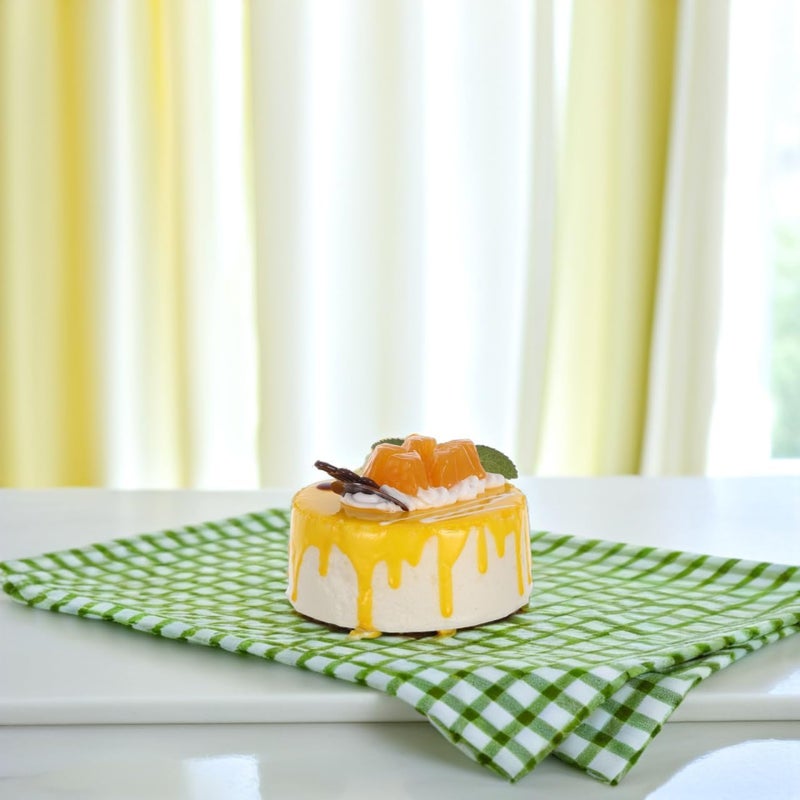 Amosfun Fake Birthday Cake with Fruit Decoration - Image 3