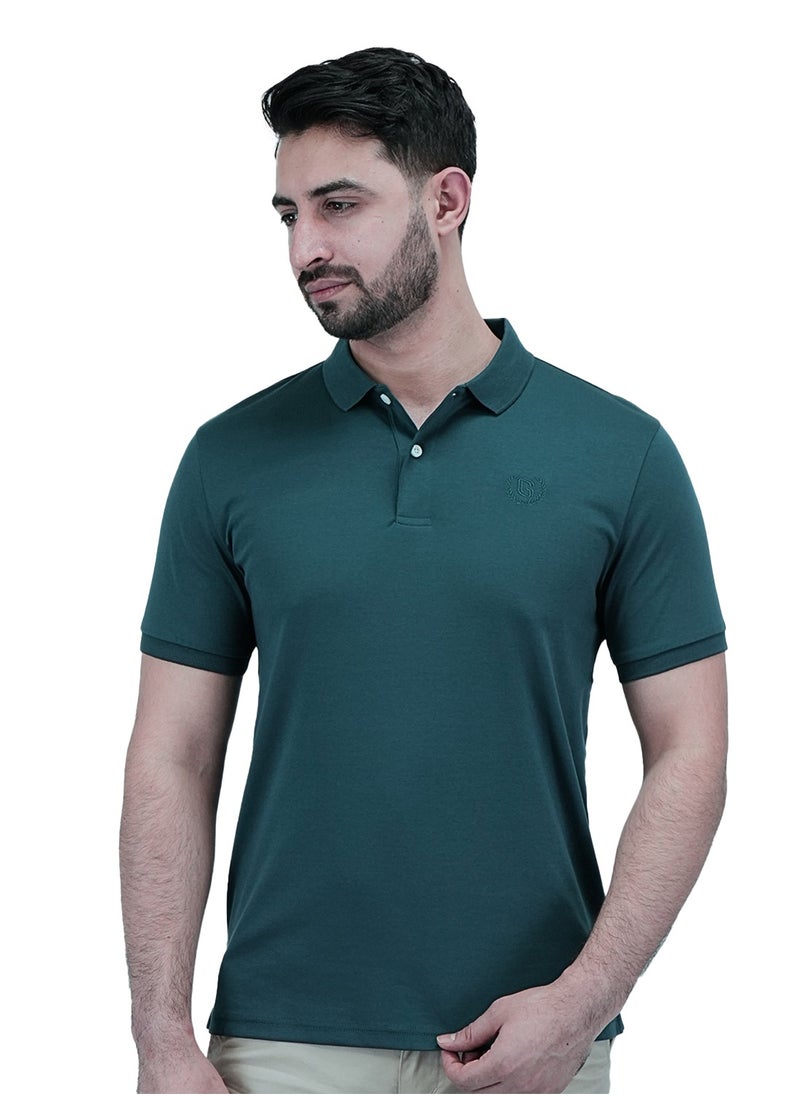 GIORDANO Men's Cotton Solid Polo  - Image 1