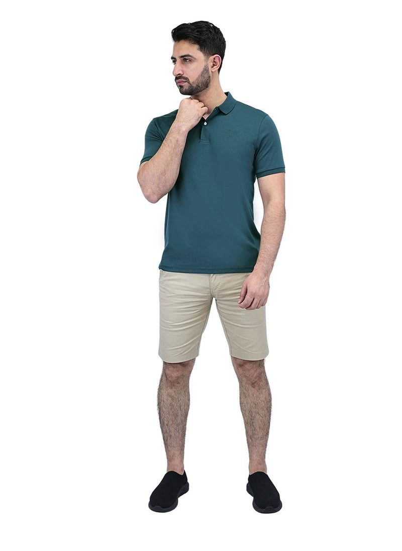 GIORDANO Men's Cotton Solid Polo  - Image 2