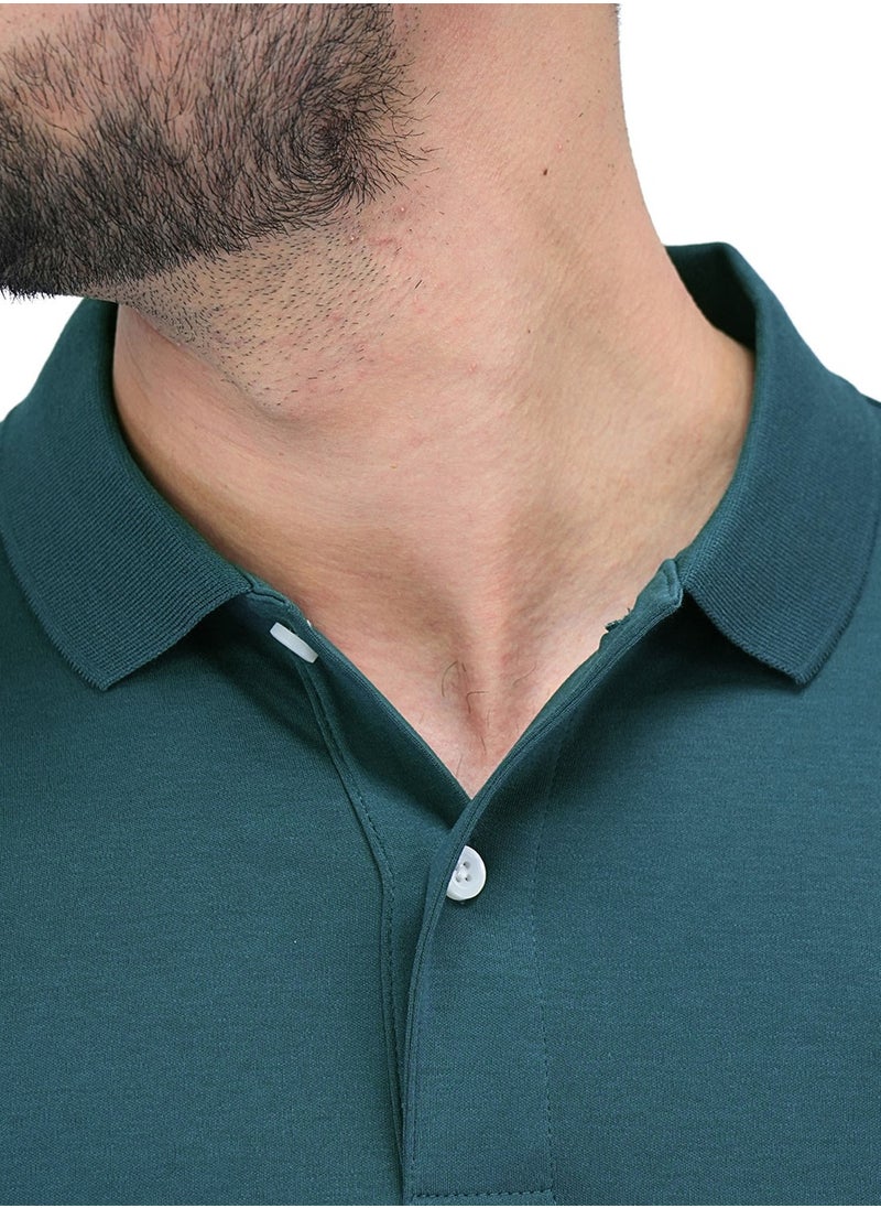 GIORDANO Men's Cotton Solid Polo  - Image 3