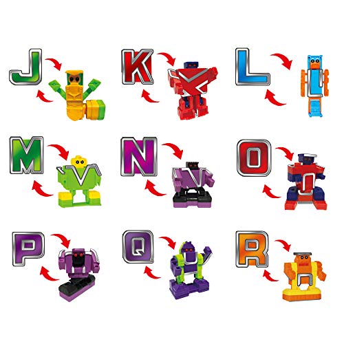 Cyeah Alphabet Robot Toys for Preschool Kids Education, Transforming Robotic Toys 26 Pieces - Image 5