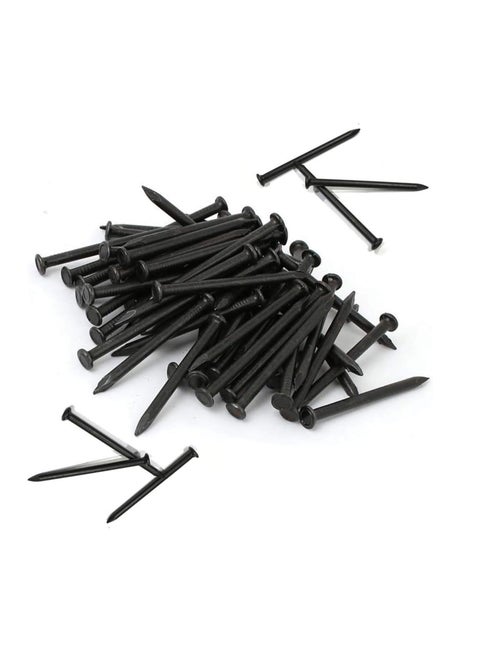 Concreate Steel Nail Black Pack of 100 Versatile Use for Bricks, Blocks, Skirting Boards, Battens, Wood, Cement, and All DIY Projects