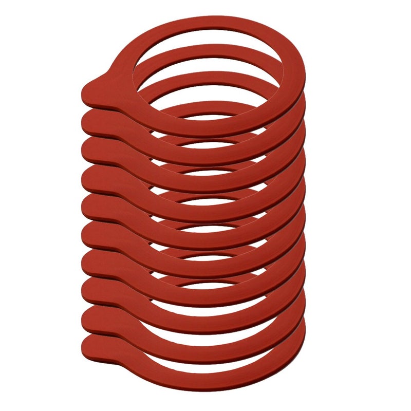2 x 10 ring seals for preserving jars 94 x 108 mm