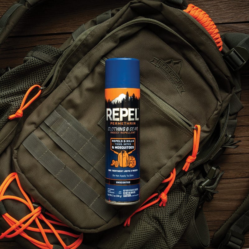 repel طارد الحشرات للملابس والمعدات برمثرين، يستخدم على المعدات الخارجية، الخيام وأكياس النوم، يطرد البعوض، القراد، العث، (بخاخ هوائي) 6.5 أونصة سائلة - Image 3