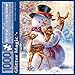 Bits and Pieces 1000 Piece Jigsaw Puzzle for Adults Snowman and Fawns Glitter Winter Holiday Deer Christmas Jigsaw Puzzles by Artist Larry Jones Completed Puzzle Size 20 x 27 - Image 4