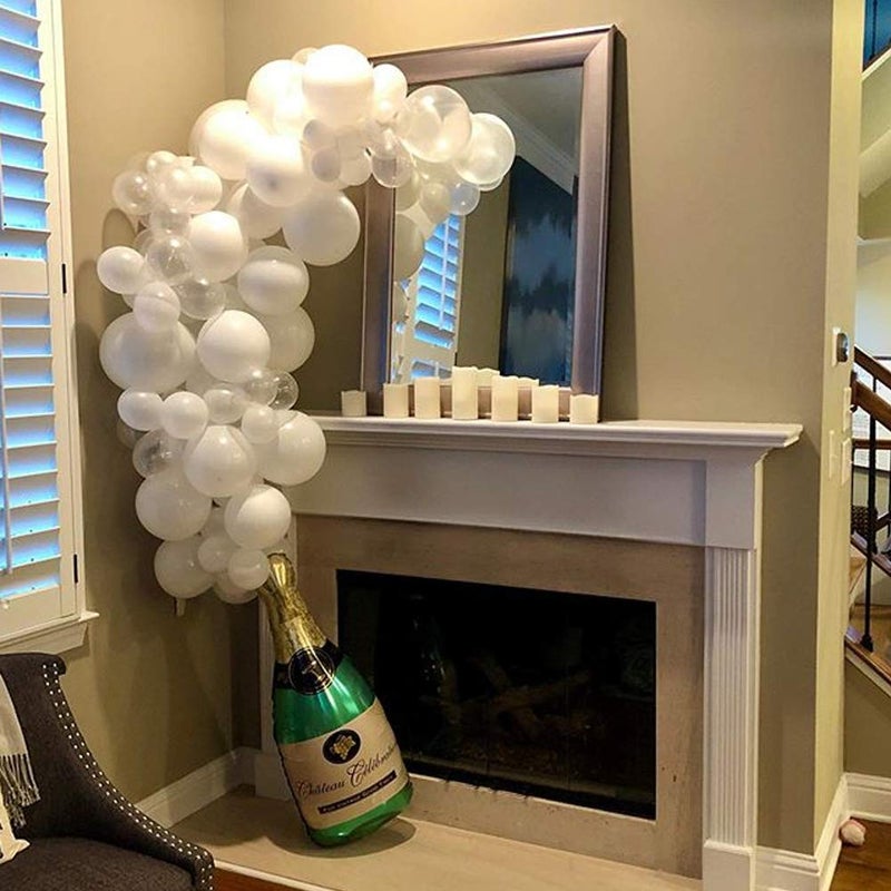 Hayayu Champagne Bottle Balloons Party Decorations,Confetti Birthday Balloon Arch for Birthday Decorations,Engagement Decorations,Christmas,Wedding,Graduation Balloons - Image 2