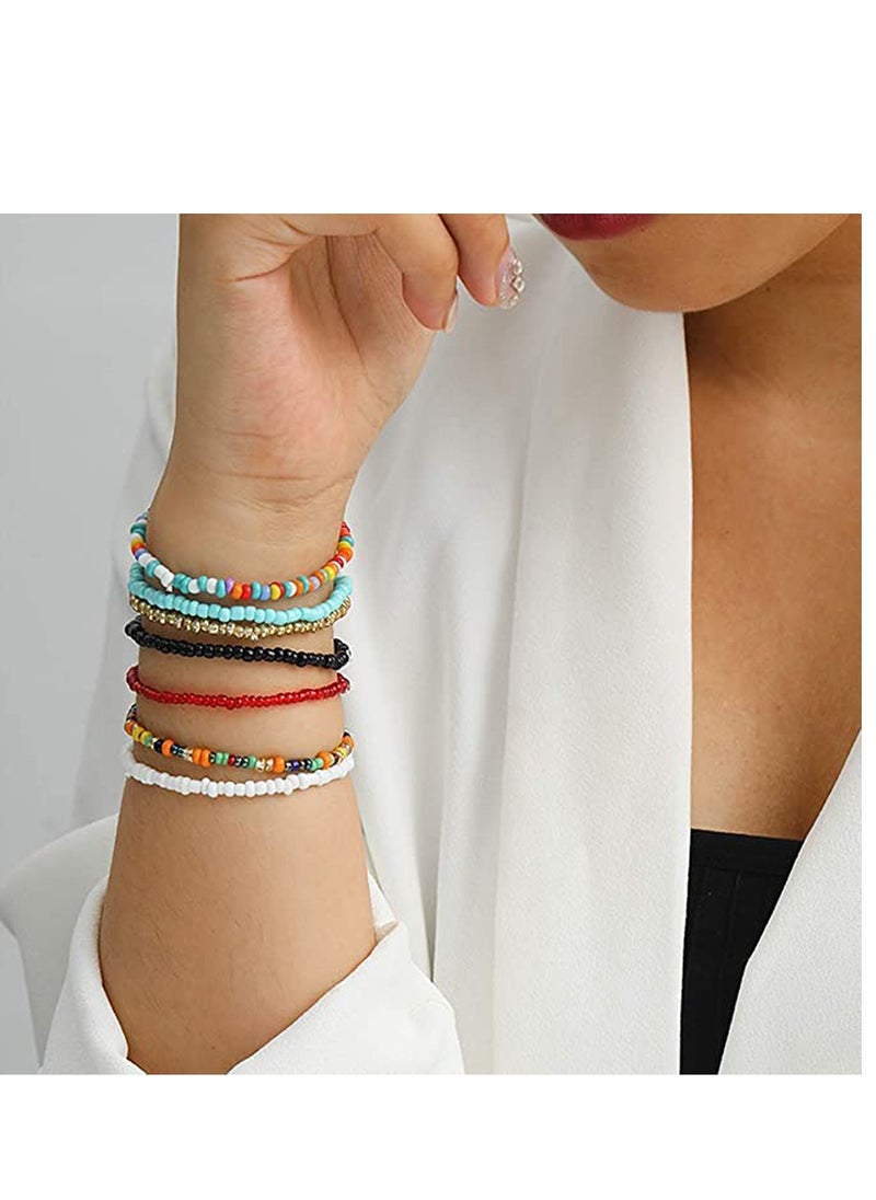 Excefore - Waist Beads for Stretchy African Waist Beads for Women Belly Beads Chain Plus Size with String and Charms - Image 1
