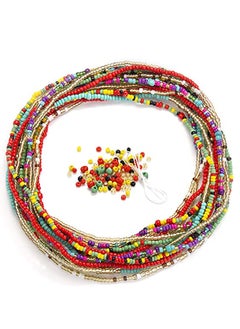 Waist Beads for Stretchy African Waist Beads for Women Belly Beads Chain Plus Size with String and Charms