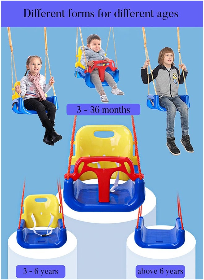 XiuWoo 3-in-1 Swing Set Baby Jumper and Bouncers for Toddler Baby Swing is Suitable for Indoor and Outdoor Play with a Foldable Metal Stand for Easy Storage and Comes with Instructions for Easy Assembly  - Image 4