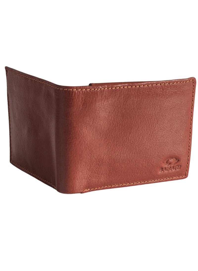 Wallet for Men's Real (sa 119) Leather Bifold Stylish 2 ID Window in Gift Box - Image 1