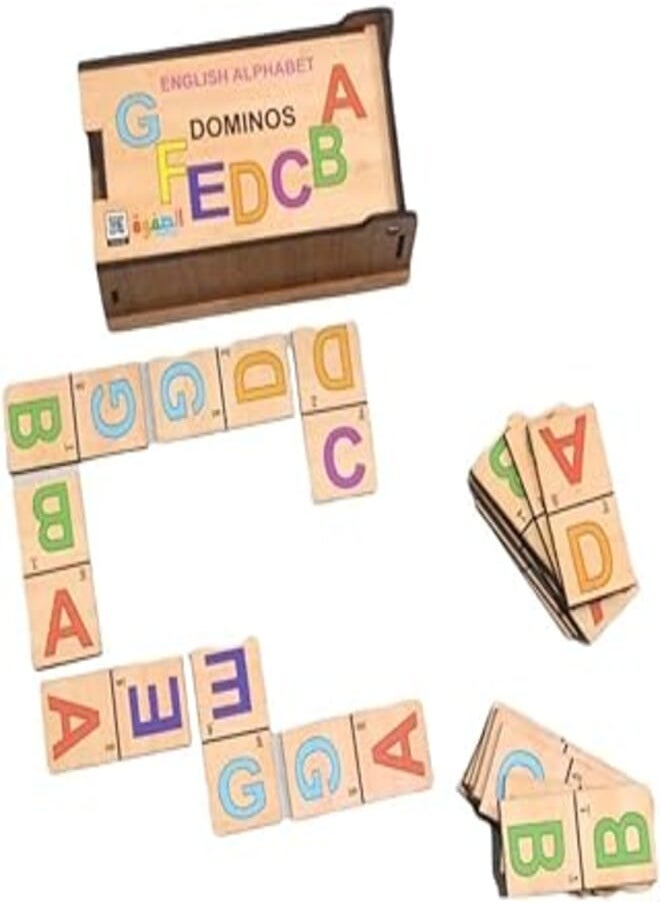 AlSafwa Dominoes Wooden English Letter Shape, Multicolor, R19-1-H - pzsku/Z62F965EE2B7DE60198F9Z/45/_/1718536096/4a85bd93-3e24-46b0-80ad-5beba85315b6