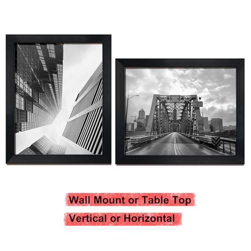 Giftgarden Black 8x10 Picture Frame Bulk, Multi 8 x 10 Photo Frames Set for Wall Hanging or Tabletop, 12 Pack - Image 4
