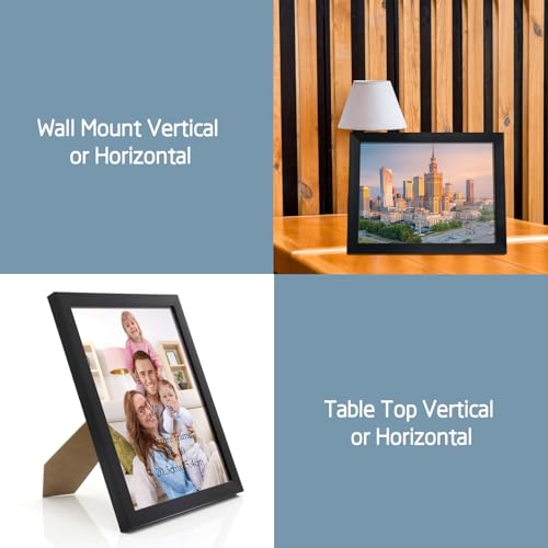 Giftgarden Black 8x10 Picture Frame Bulk, Multi 8 x 10 Photo Frames Set for Wall Hanging or Tabletop, 12 Pack - Image 3