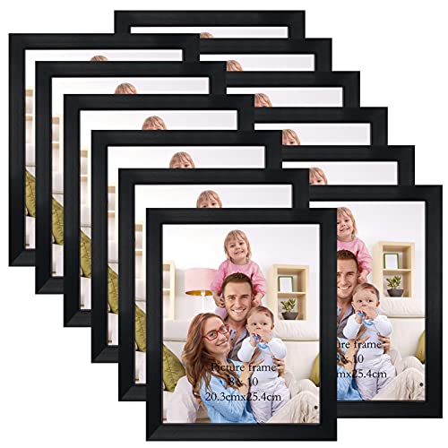 Giftgarden Black 8x10 Picture Frame Bulk, Multi 8 x 10 Photo Frames Set for Wall Hanging or Tabletop, 12 Pack - Image 1