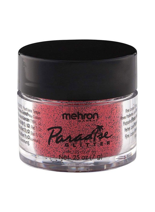 mehron Makeup Paradise Aq Glitter (.25 Oz) (Red) - Image 1
