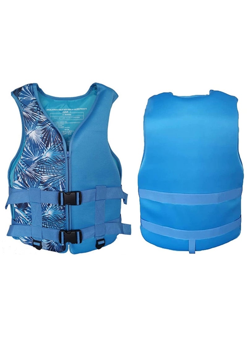REBENUO Swimming jacket, latest style, safety jackets, size Large (blue) - Image 1