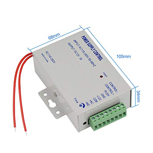 LIBO Smart Home Access Control Power Supply K80 Power Switch DC 12V 3A AC 110~260V for All Types Access Control System Door Lock with Time Delay - Image 5