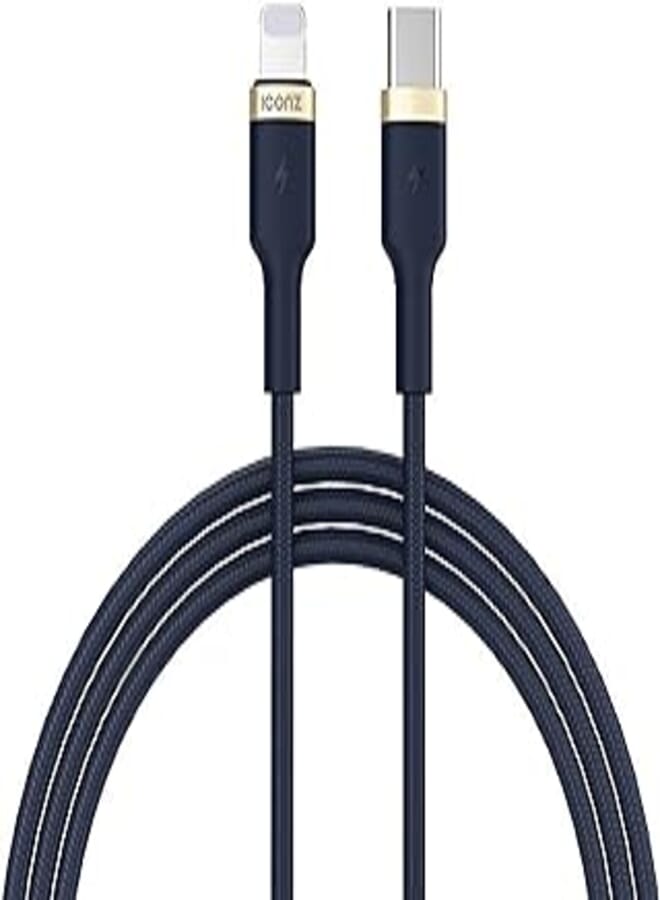Iconz Type c to lightning braided cable 1m pd 20w qc 3.0 t- xbcl2k