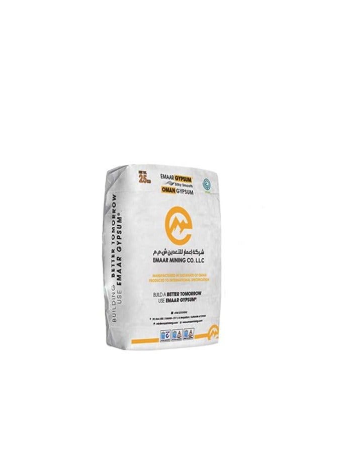 Emaar agriculture Gypsum - Global Source of Calcium and Sulfur Fertilizers/made in oman.25kg