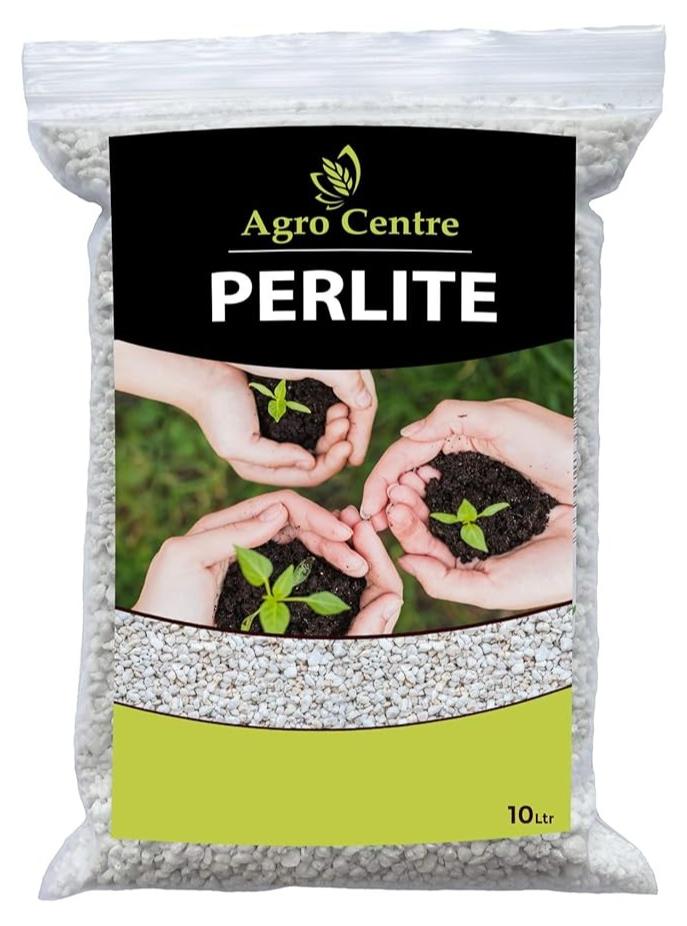 Highly porous granular Agriculture Perlite for Container and Garden Plants | Agro centre pH Neutral Lightweight Soil Additive. 10ltr