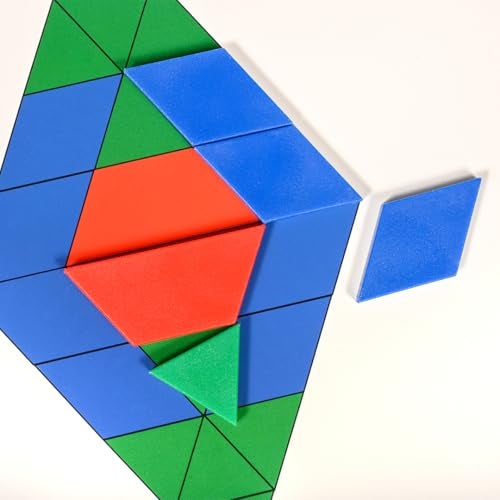 Learning Advantage Pattern Block Activity Cards - In-Home Learning Activity for Early Math & Geometry - Set of 20 - Teach Creativity, Sequencing and Patterning - Image 4