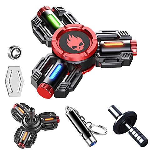 INNÃ”PLUS INNOPLUS Fidget Spinners, Fidget Spinner Gifts for Adults Kids, Finger Hand Spinner, Metal Fidget Spinner, Fidget Toys, Fidgets for Kids, Stress Anxiety ADHD Relief Figets Toy, Luminous Night Effects - Image 1