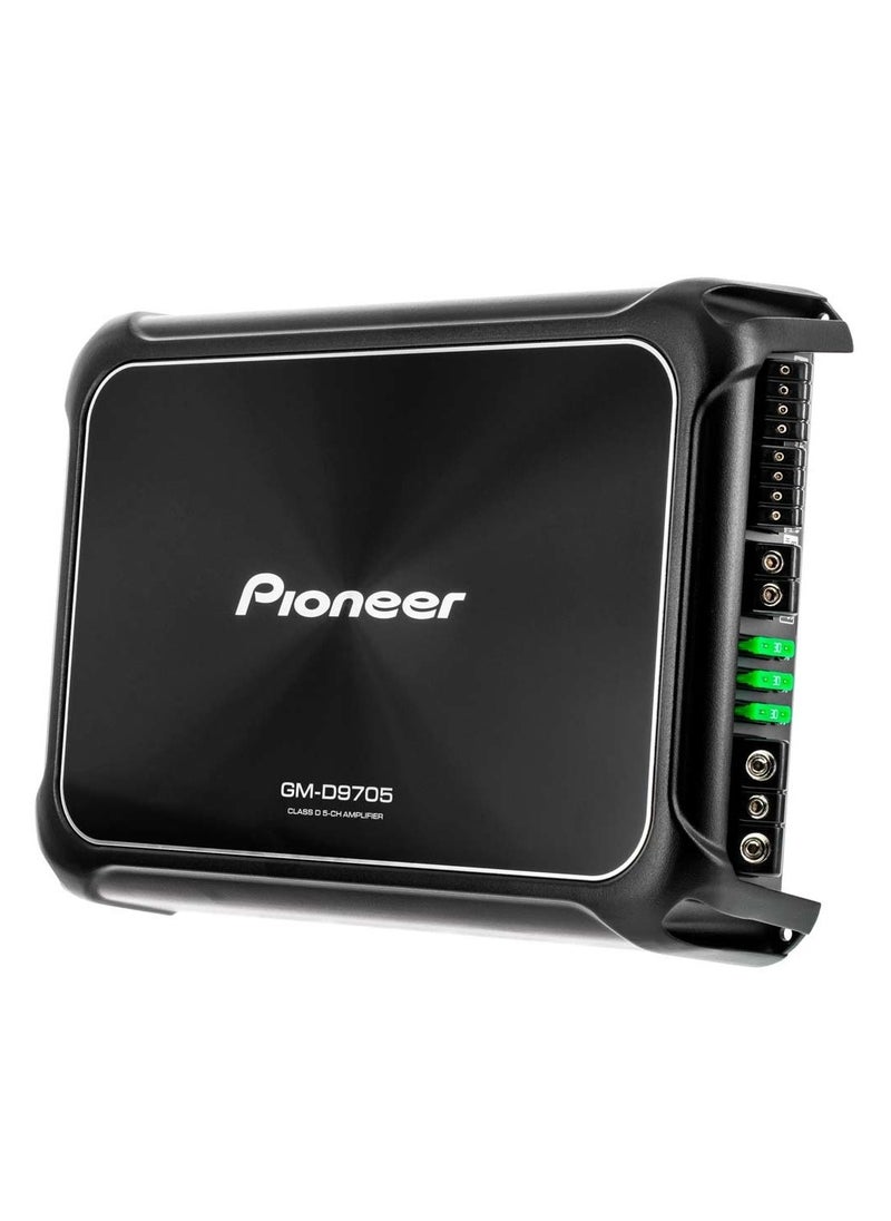 Pioneer - Pioneer GM-D9705 5-Channel Class D Car Amplifier – 2000W Max Power with Wired Bass Boost Remote. - Image 1