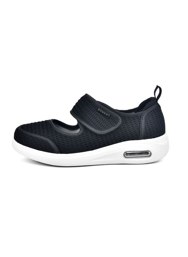 youyun Women's Diabetic Shoes for Women Casual Adjustable Walking Shoes Wide Shoes for Elderly Swollen Feet Non-Slip Air Cushion Bottom Fattening and Widening - Image 4