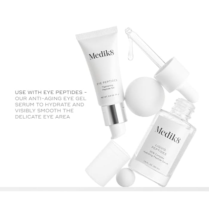 Medik8 Liquid Peptides - Regenerating Multi Peptide Serum - Smooths Wrinkles and Fine Lines - Hydrating, Brightening, Plumping - 1.0 oz - Image 5