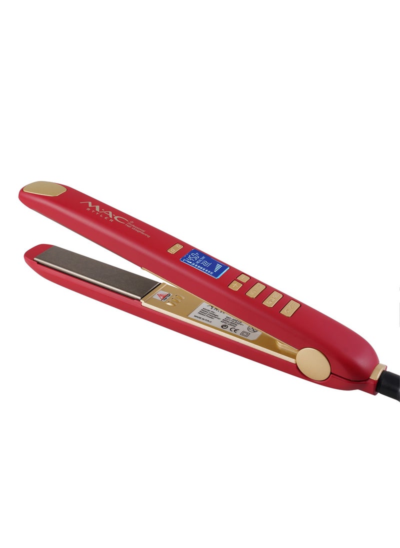 Mac Styler MAC STYLER  Professiona Wide Plate Straightener and Curler 2 in 1 with High Quality Screen LCD MC-2021A  - Image 4
