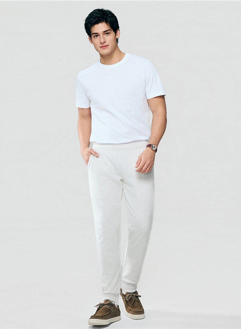 GIORDANO Men’s Slim Taper Mid Rise French Terry Jogger - Image 2