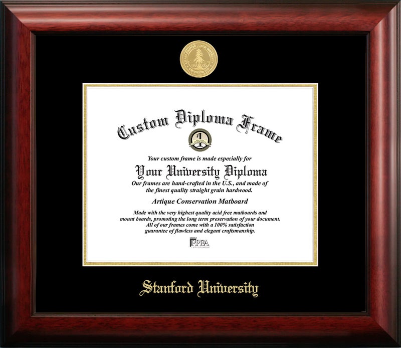 Campus Images Campus Images Stanford University Gold Embossed Diploma Frame 
