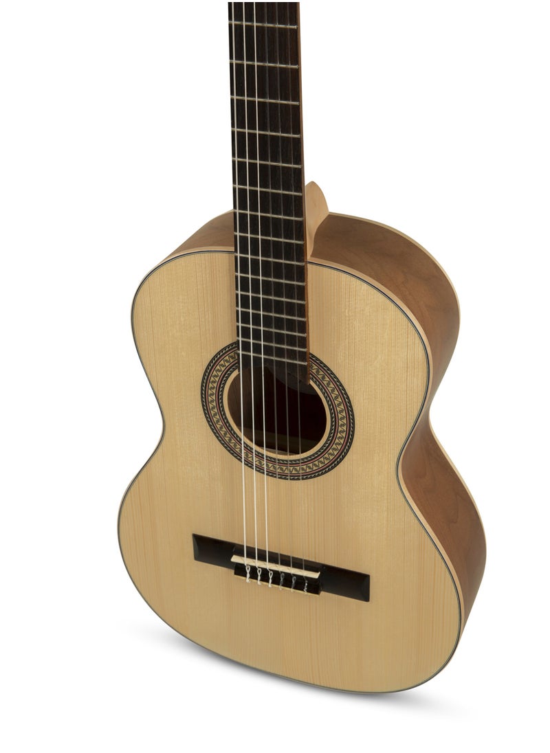Manuel Rodríguez ECOLOGÍA E-57 3/4 Classical Guitar – Solid Spruce Top, Walnut Back, Eco-Friendly Build  - Image 5