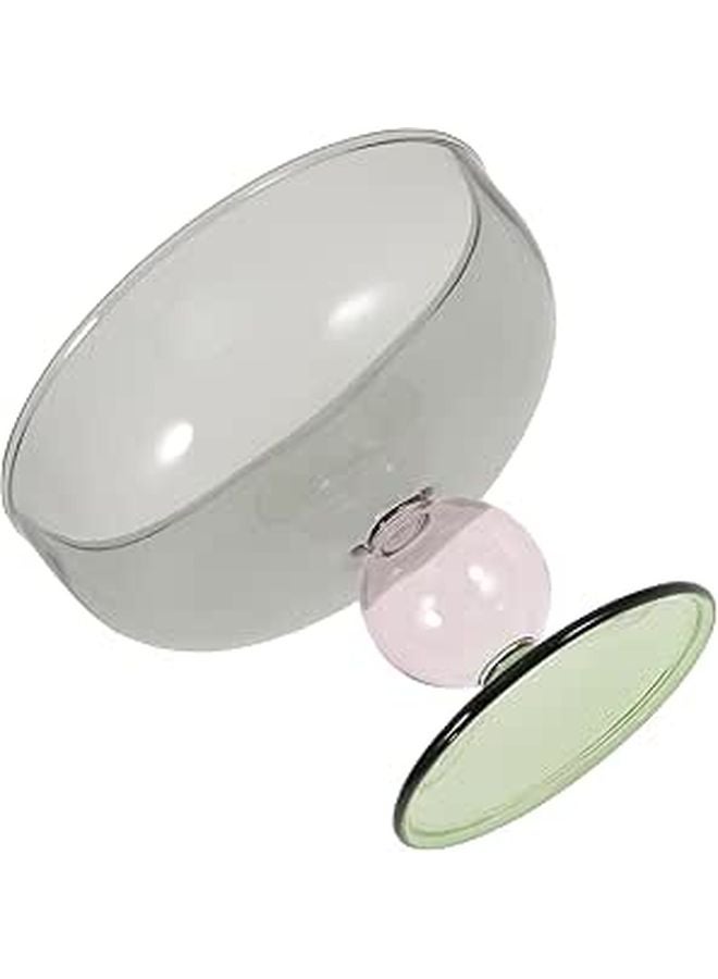 Glass Dessert Bowls Set of 6 Footed Ice Cream Cups for Kitchen and Household Use - Image 1