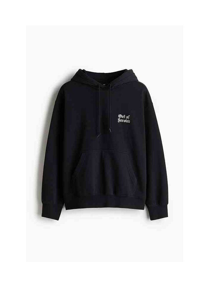 H and M - HM New Casual And Fashionable Loose Printed Hoodie - Image 1