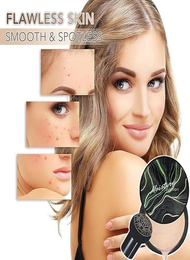 SUNISA BB and CC Cream Foundation With Mushroom Head Air Cushion 20g And Professional Highlighter And Contour Stick Highlighter Concealer for All Types of Makeup - Image 5