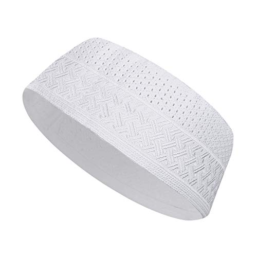 Ylucky Men Muslim Prayer Kufi Hat Prayer Headwear Cap Islamic Beanie Skull Cap Embroidery Kofia Topi Sun Hat White - Image 2