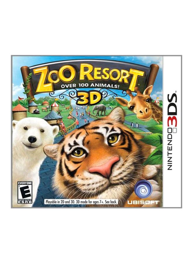 أوبيسوفت لعبة "Zoo Resort 3D" (إصدار عالمي) - أطفال - nintendo_3ds - Image 1