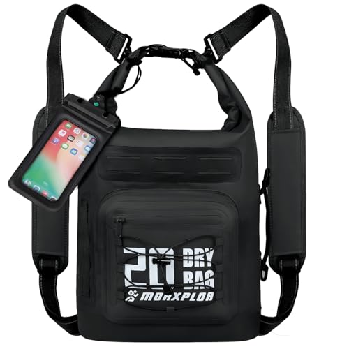 MORXPLOR Dry Bag Waterproof5L10L20L30L40L55L Roll Top Dry Bag Backpack with WaterProof Phone Case for SwimKayak - Image 1