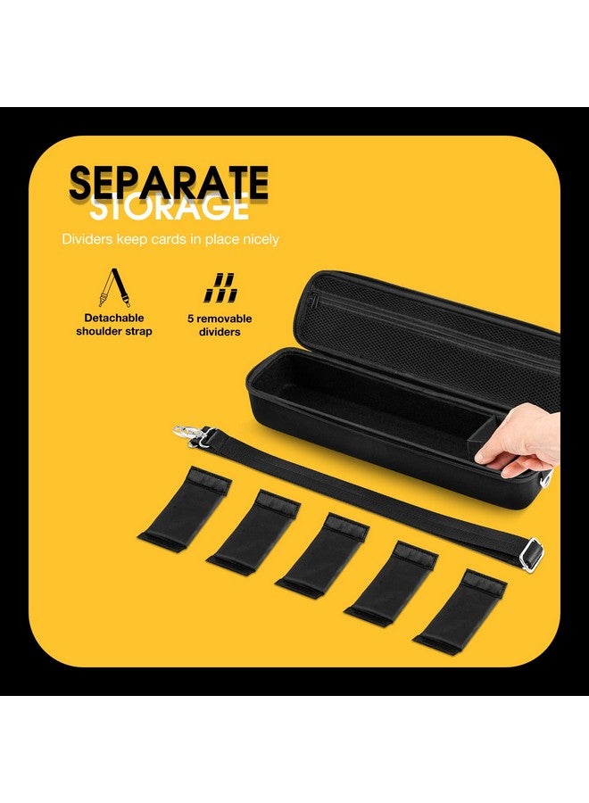 ProCase Trading Card Storage Case with 5 Dividers, Carrying Case Store 1200 Cards Durable Playing Card Game Travel Box Top Loader for MTG, Cards Against Humanity and Board Game - Image 3