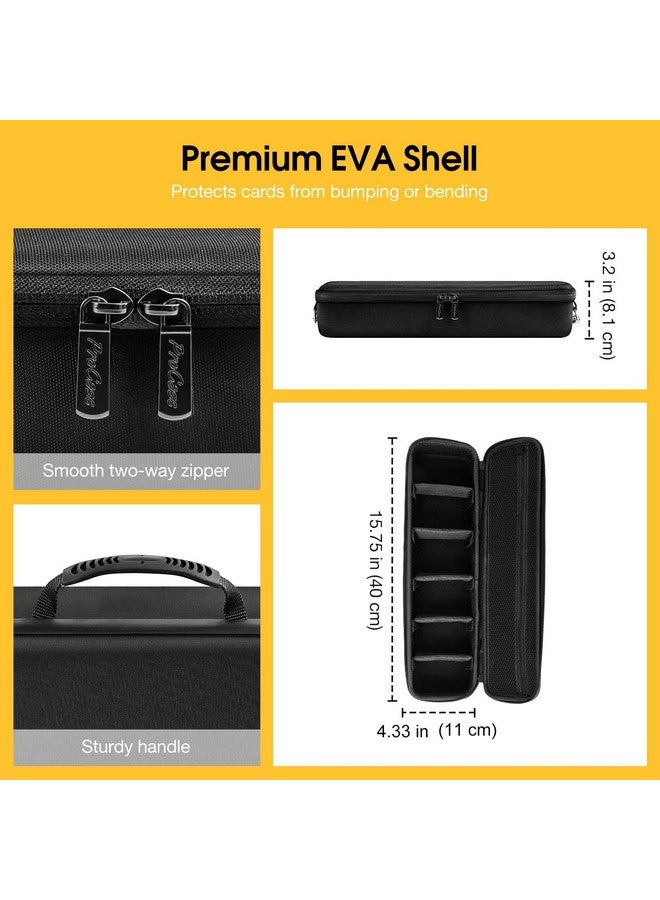 ProCase Trading Card Storage Case with 5 Dividers, Carrying Case Store 1200 Cards Durable Playing Card Game Travel Box Top Loader for MTG, Cards Against Humanity and Board Game - Image 4