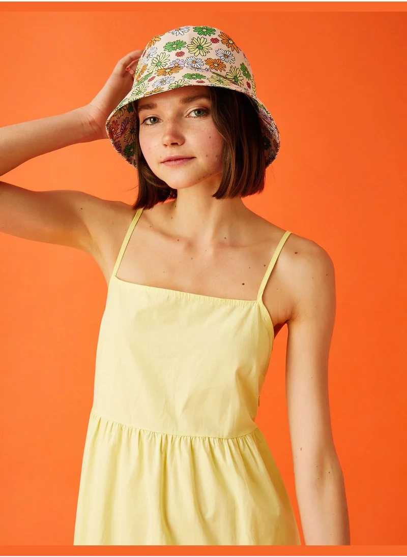 KOTON Floral Patterned Hat