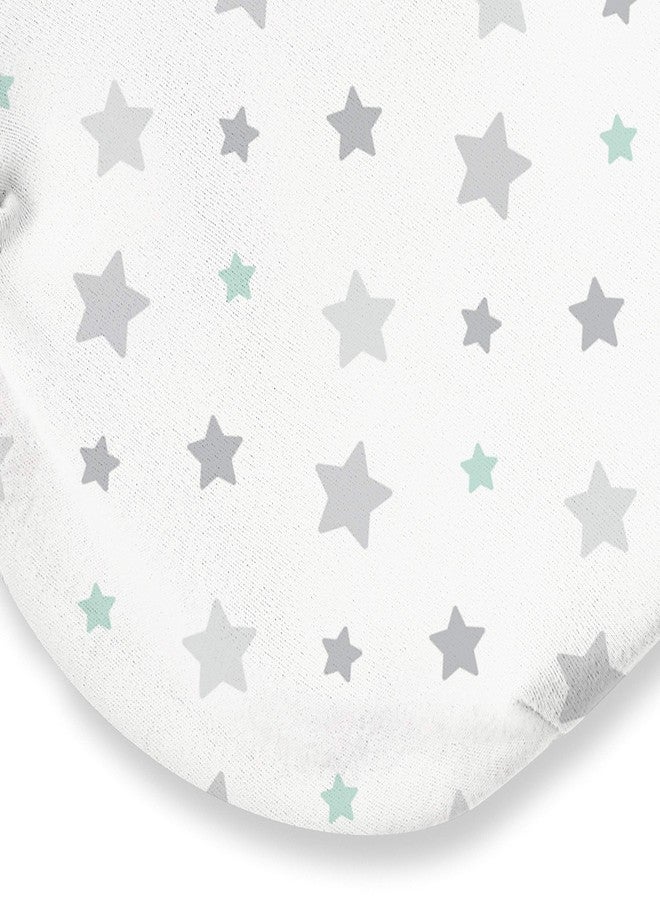 SwaddleMe Original Organic Swaddle - Size Small/Medium, 0-3 Months, 2-Pack (Starry Skies ) - Image 2