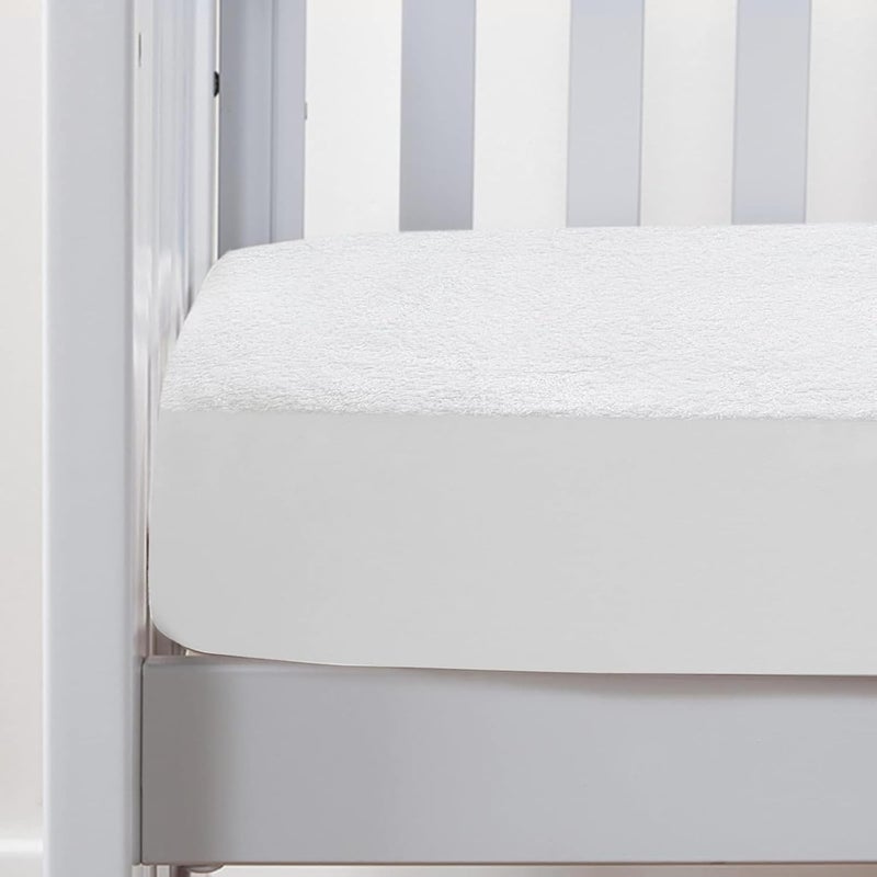 F.A.M.S Baby Mattress Protector - 100% Waterproof, Hypoallergenic, Ultra-Soft & Breathable - Fits Standard Baby Mattresses (100 X 60Cm) - Image 4