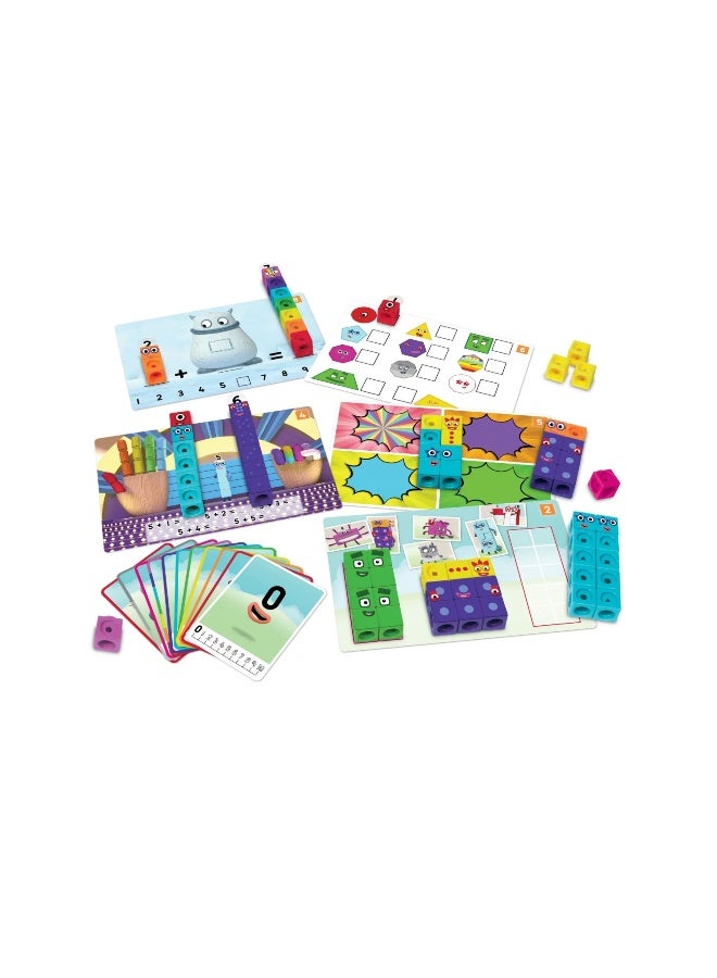Learning Resources Mathlink Cubes Numberblocks 1-10 Activity Set, Build Numberblocks Characters, Learn Early Maths Skills, Includes Zero, Activity Cards, And More - Image 3